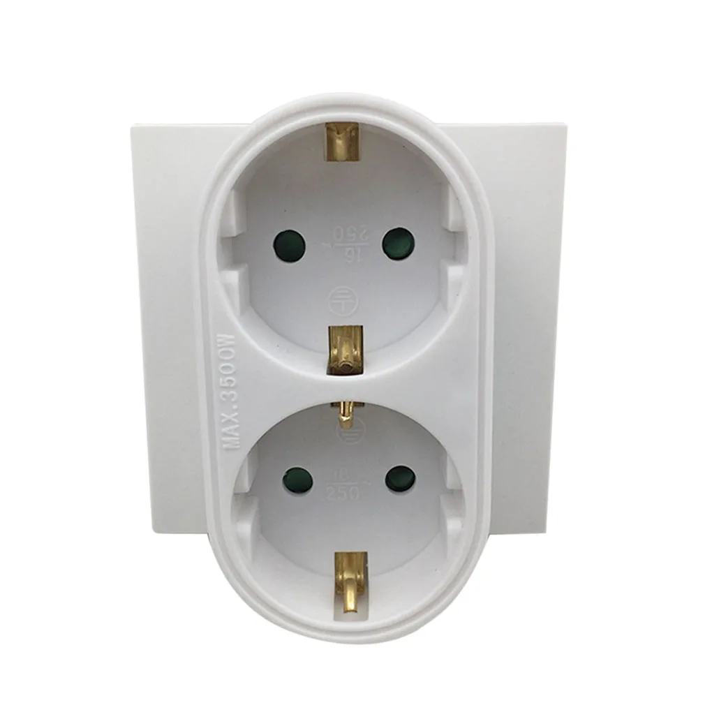 

European Plug Multifunctional 16A Outlet Splitter Distribution Adapter Converter Strip Socket Home On-off Switch