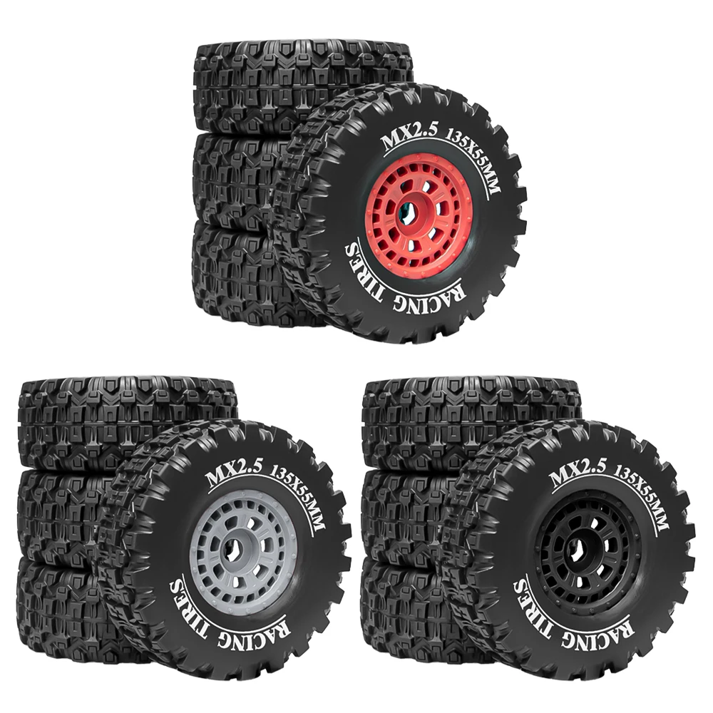 Pneus spéciaux MX2.5 pouces 17mm pour ARRMA 1/8 1/7 MOJAVE 4S 6S EXB TRAXXAS UDR, camion court, autoroute, sable, voiture tout-terrain