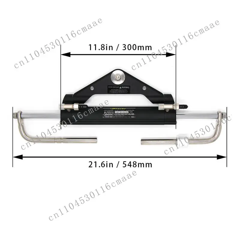 Hydraulic steering system 150HP outboard marine engine rudder pump cylinder tube kit