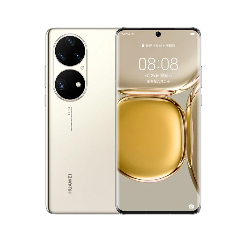 オリジナル中国版 Huawei P50 Pro 4G 携帯電話 6.6インチ曲面