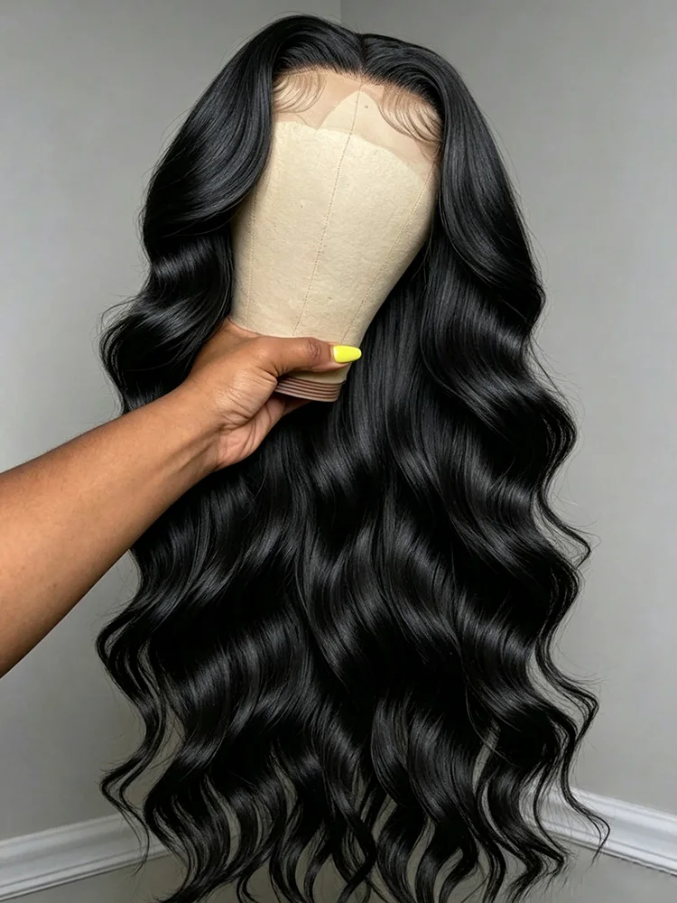 Women's 30-42 Inch Body Wave Wig HD Transparent Lace Frontal 13x4 13x6 5x5 Glueless Closure Remy Hair Style