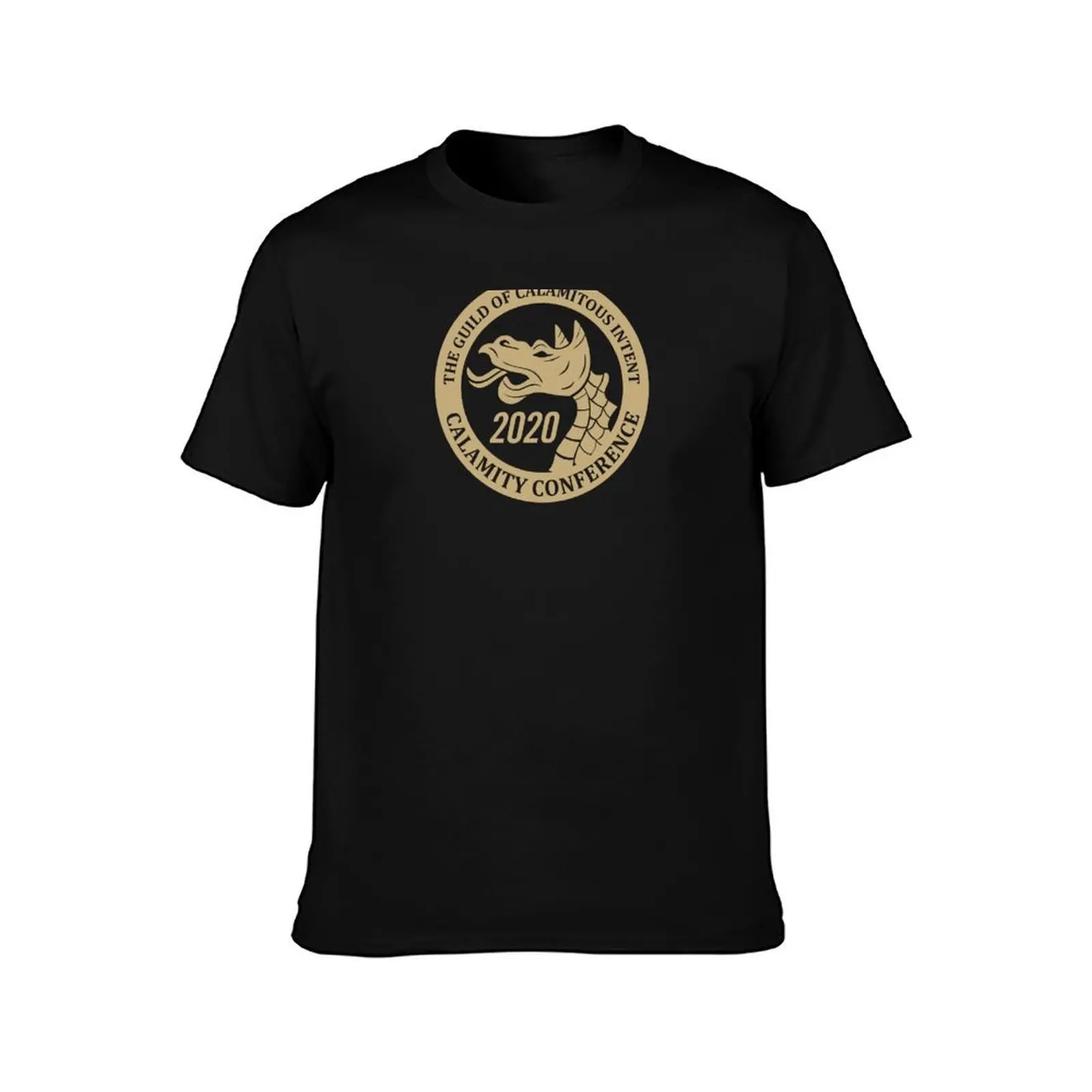 GCI Calamity Conferece 2020 FANCON Logo T-Shirt Vintage Print Crew Neck Tee T-Shirt