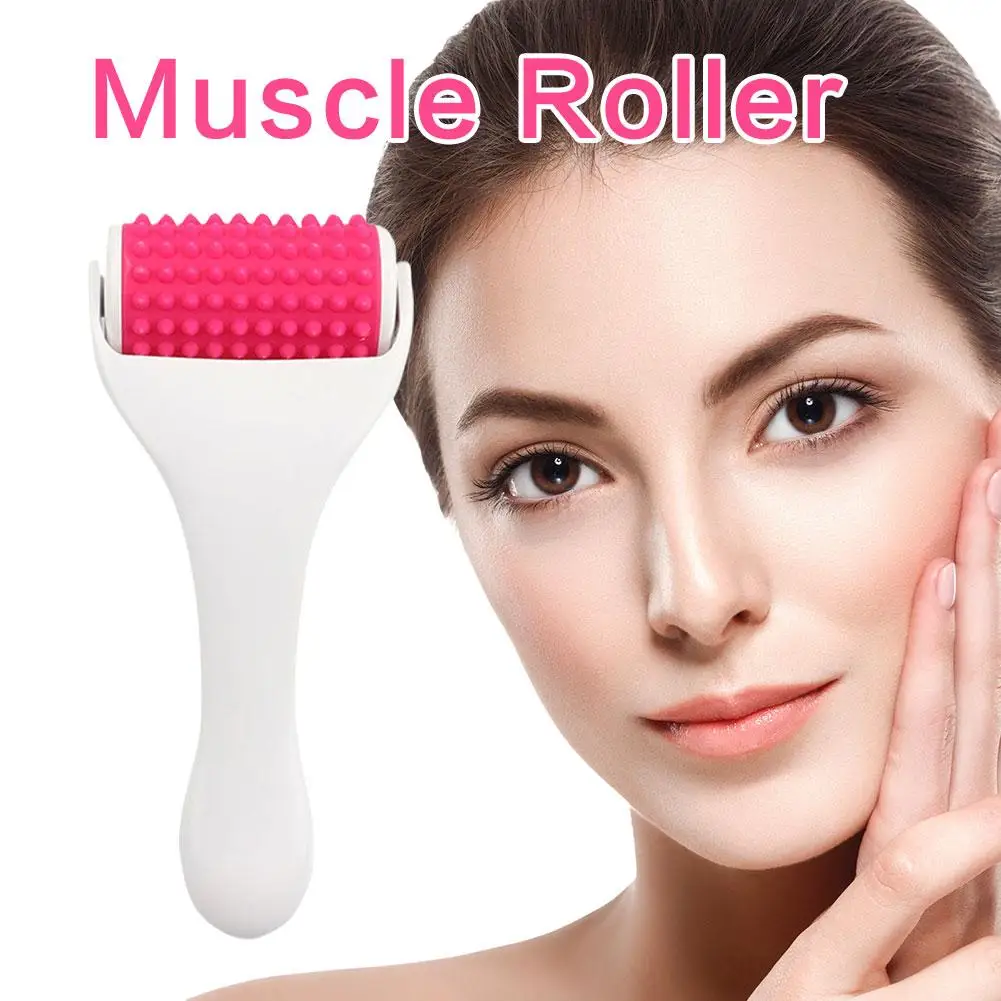

1pc Mini Eye Facial Roller Massage Tool - Lightweight Portable Improves Blood Circulation Fits Essence Eye Cream Daily Care