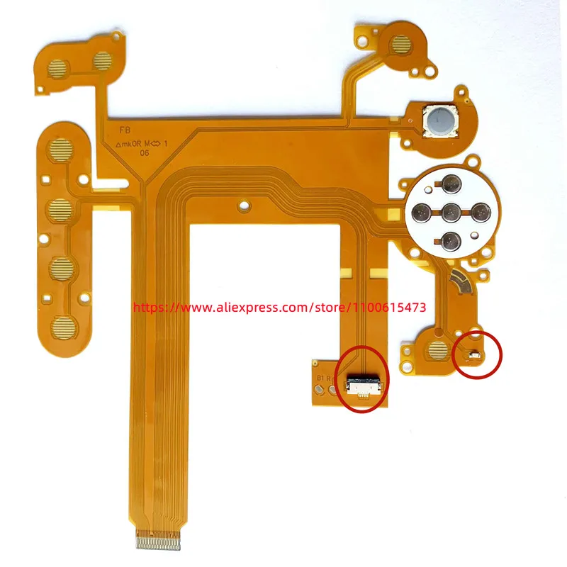 

NEW Keyboard Button Rear Cover LCD Flex Cable For Nikon D7000 Digital Camera Repair Part(With Socket)