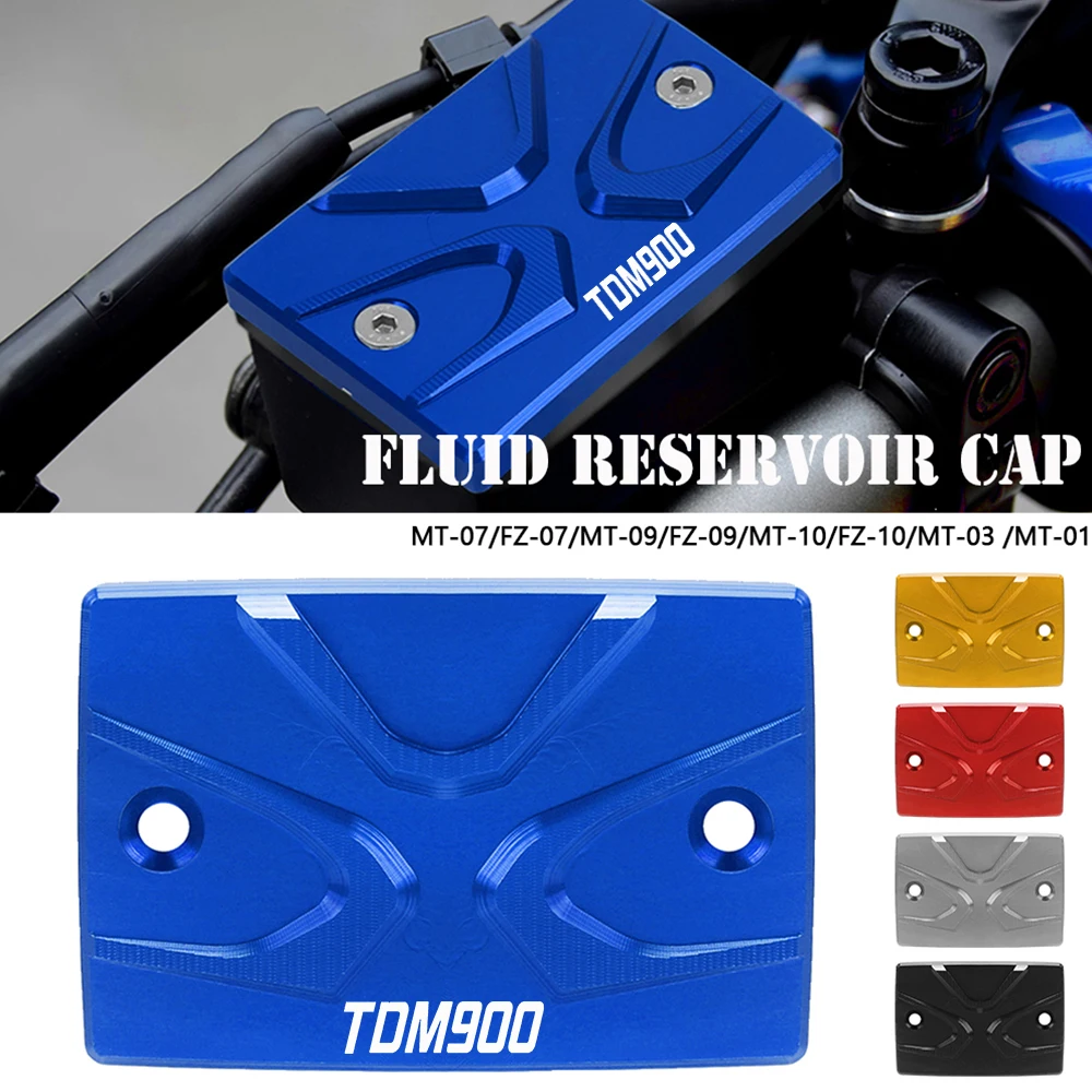 

For YAMAHA TDM-900 TDM 900 TDM900 2004-2015 2014 2013 2012 2011 2010 Motorcycle Accessory Front Brake Fluid Reservoir Cover Cap