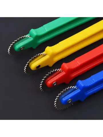 1 Pc New Plastics Leather Overstitch Wheel Space Paper Perforating Tool Tailor Stitch Marker Gear Roulette Patchwork Tools
