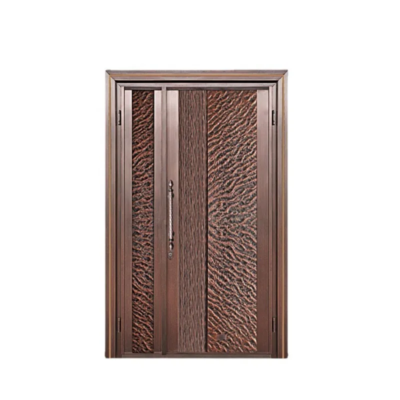 

Double open anti-theft copper door