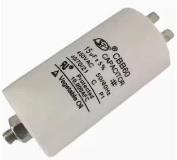 CBB60  4/5/6/8/10//12/14/15/16/20/25/30UF 450V Capacitor