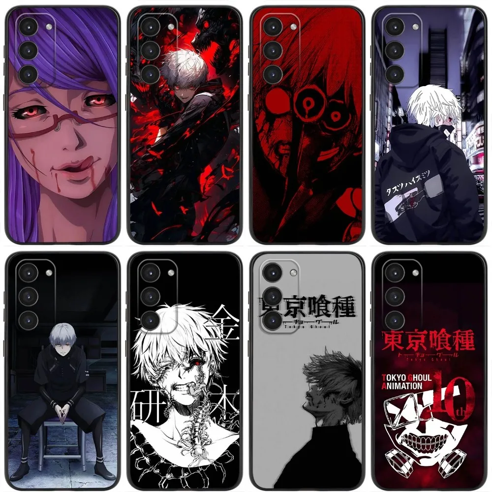 T-Tokyo Ghoul Anime Phone Case For Samsung Galaxy A20,A21s,A22,A31,A32,A52,A53,A72,73,A80,A91 Soft Liquid Silicone Black Cover