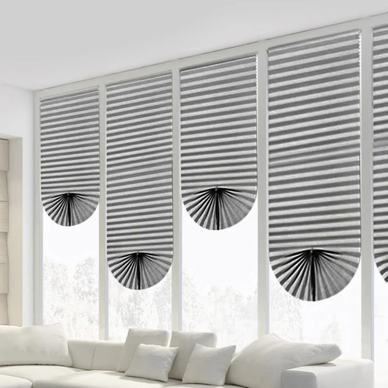 Non-Woven Sunshade curtain Roller Blinds Self-Adhesive Window Breathable Semi Shade Blackout Curtain Office Living Room Balcony