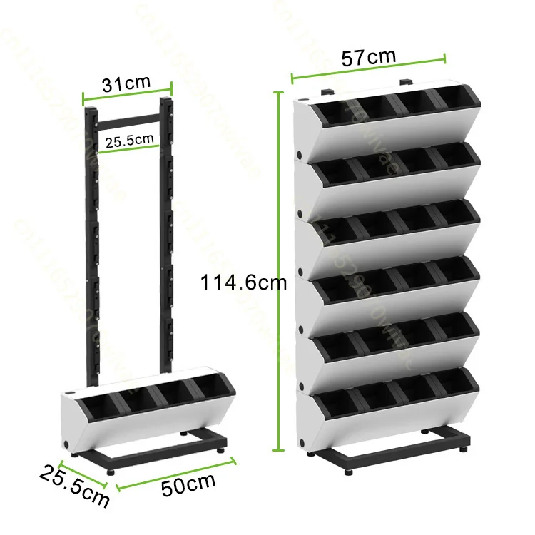 Combined mobile iron frame Floor-to-ceiling green plant wall hanger accessories Wall-mounted