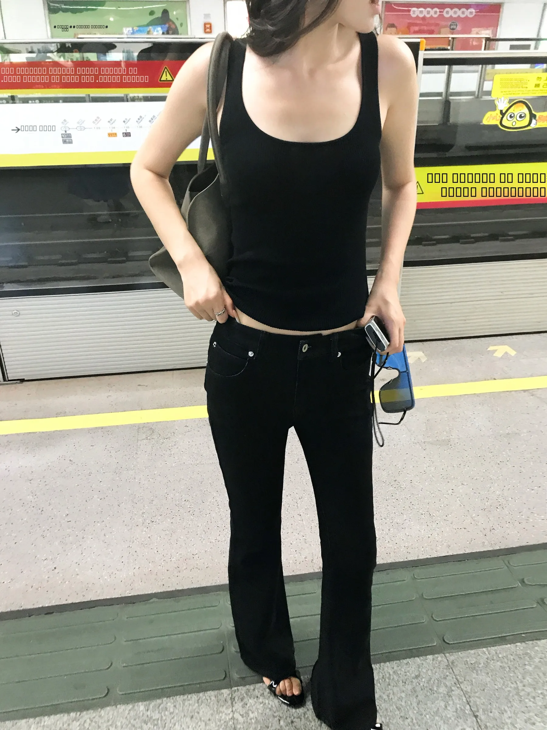 

Джинсы с низкой посадкой, расклешенные, 5werkwen, прямые, плотные, оригинальные, простые, повседневные, однотонные, осенние, женские