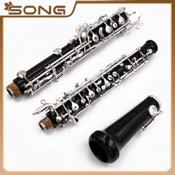 Semiautomatic Oboe with E Key Composite wood Silver Plated C Key Oboe Semi-Automatic