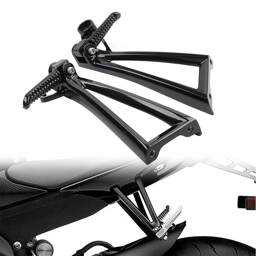 Motorbike Rear Passenger Footrests FootPeg Bracket For Yamaha YZF R6 YZFR6 2003-2005 R6S 2006-2009