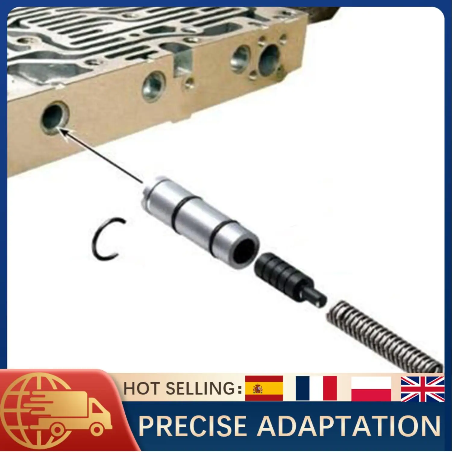 

1set Damper Valve and Sleeve Kit 68942-23K For Late 722.6 For Mercedes-Benz Jaguar Maybach Fits C-Class E-Class S-Class CLK SLK