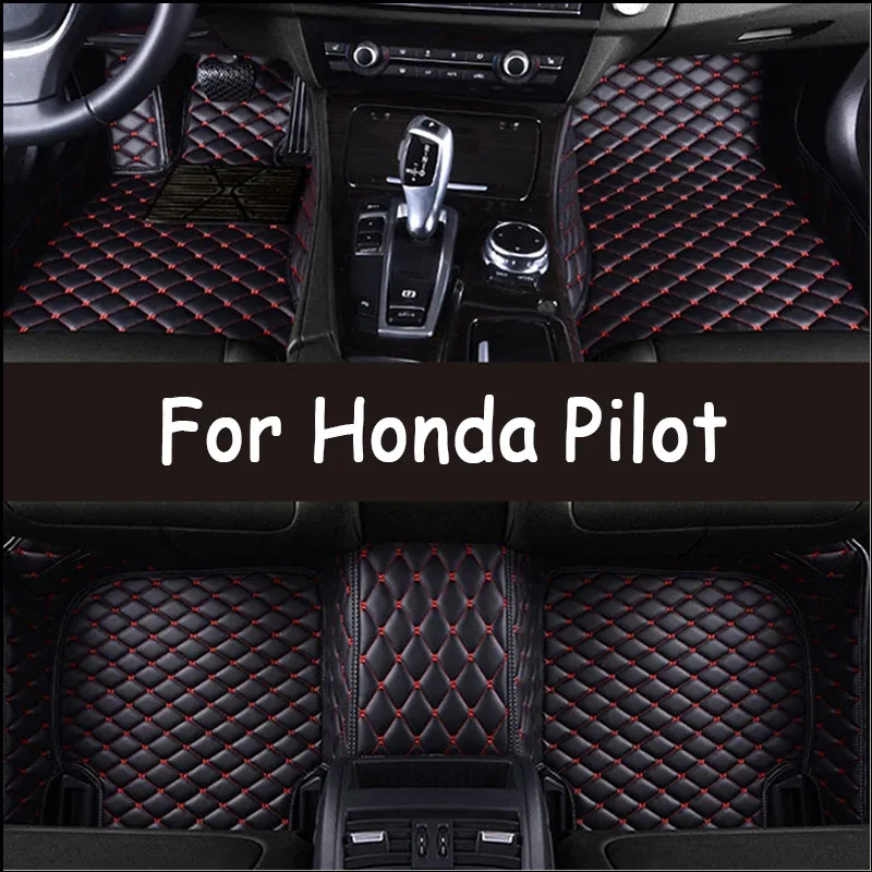 

Custom Fit Automotive Car Floor Mats For Honda Pilot 2016 2017 2018 2019 2020 2021 2022 Luxury Leather Men Women Full Coverage