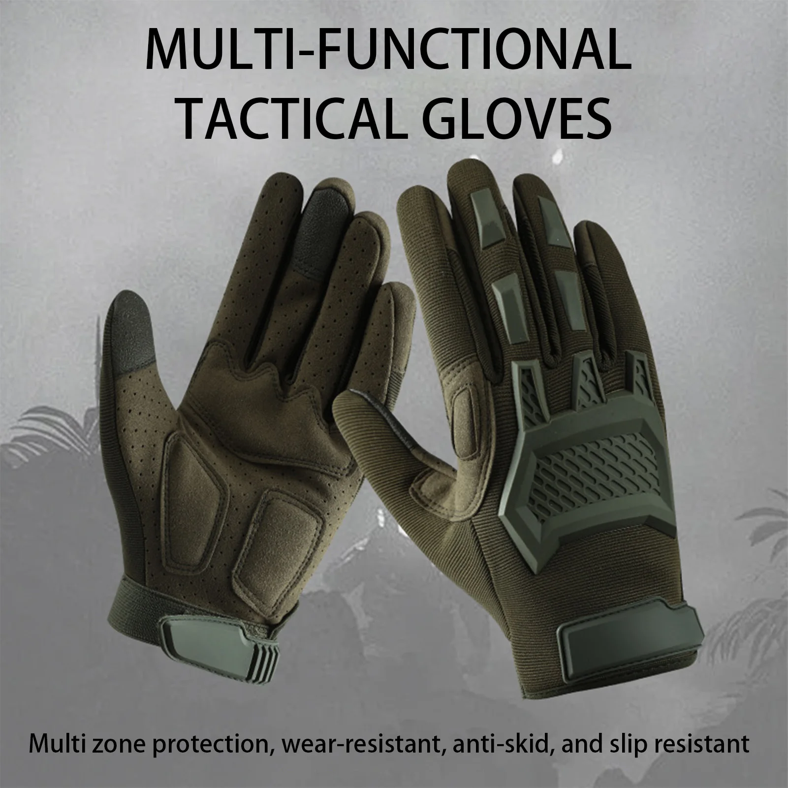 

Outdoor Cycling Gloves Anti Slip Breathable Touch Screen Gloves For Cycling Camping Hiking Wild Survival Full Finger Mittens