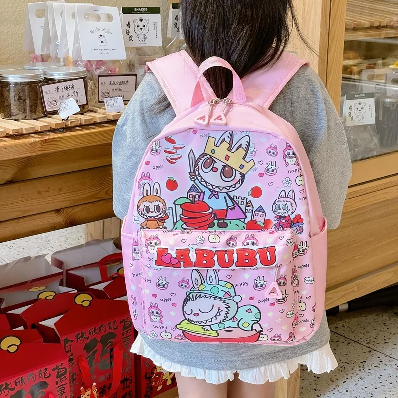 2024 new labubu POPMART LABUBU Children bag Backpack cartoon girl and boy accessories bag trendy Shoulder bag Student gifts