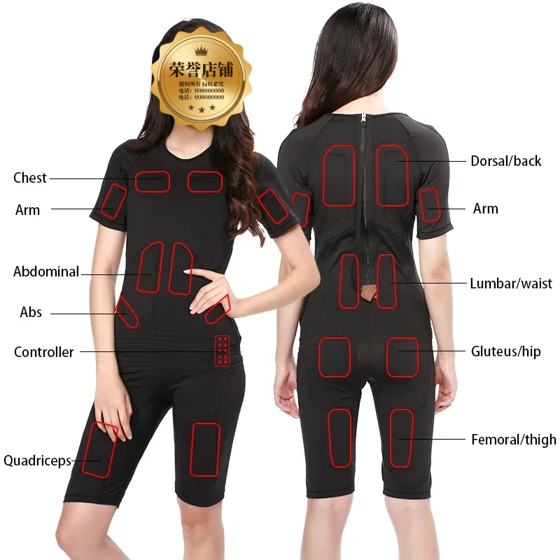 New Pattern Body Sculpting Fitness Trainer Slimming Muscle Stimulator Weight Loss GYM Ems Training Suit Wireless