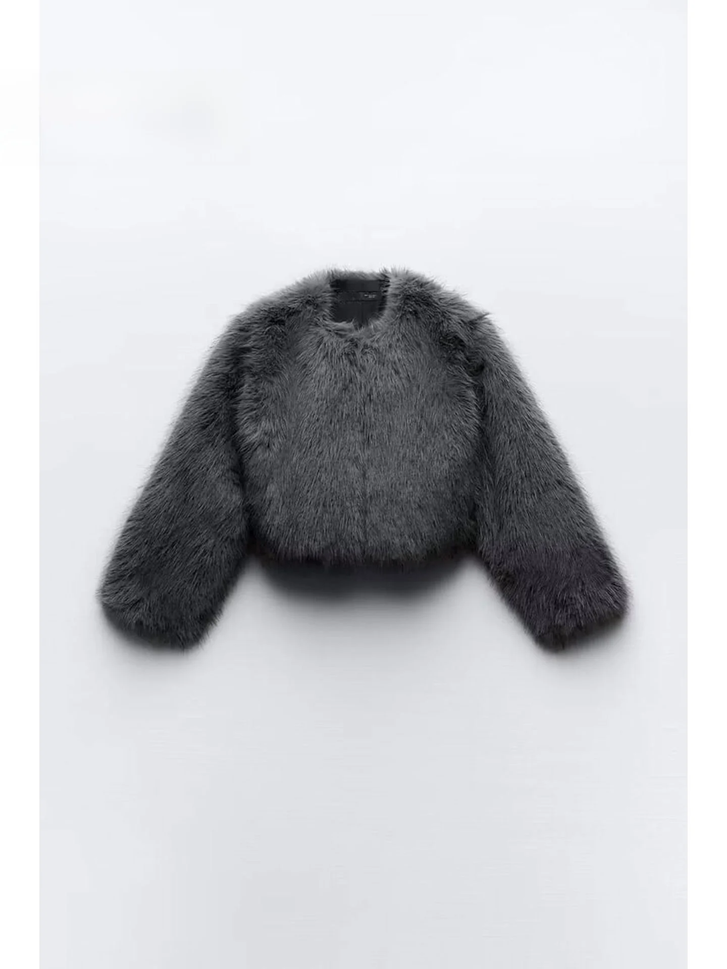 Faionable ort Jaet Cappotto effetto pelliccia artificiale Sli da donna Versatile capispalla invernale dimagrante rotondo Ne Long Sve