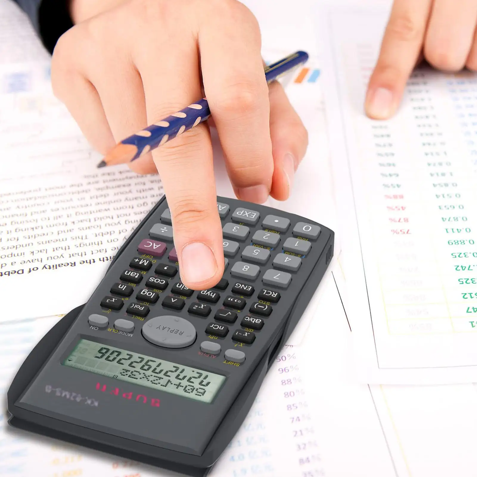 82MS/TL Scientific Calculator with 240 Functions and 2Line Screen Multi-purpose Portable Student Calculator for Math Teaching