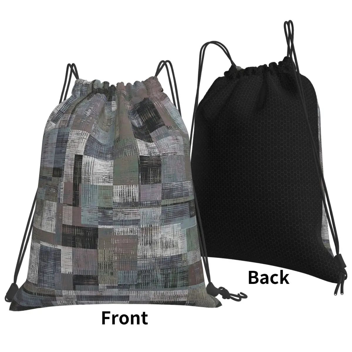 Texture 4d Backpacks Multi-function Drawstring Bags Sports Bag Book Bags for Travel Students