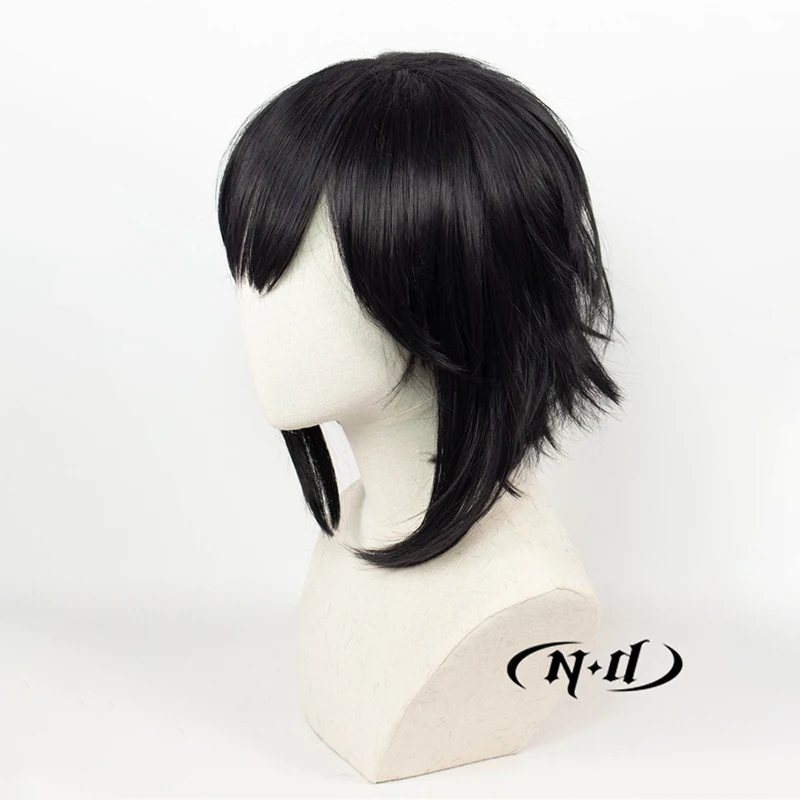 ND Sasuke Uchiha Cosplay perruque postiche Anime Cosplay perruque de cheveux pour Comic Con Coser Costume thème fête résistant à la chaleur