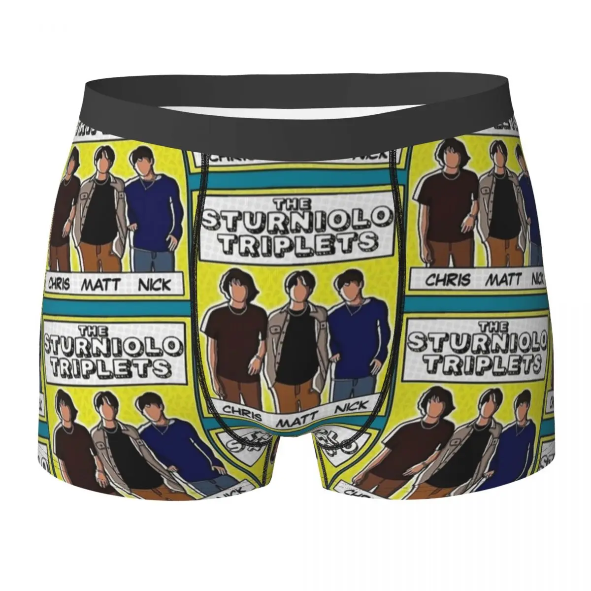 

Sturniolo Triplets Underwear Musician Men Boxer Brief Funny Boxershorts High Quality Sublimation Plus Size Underpants