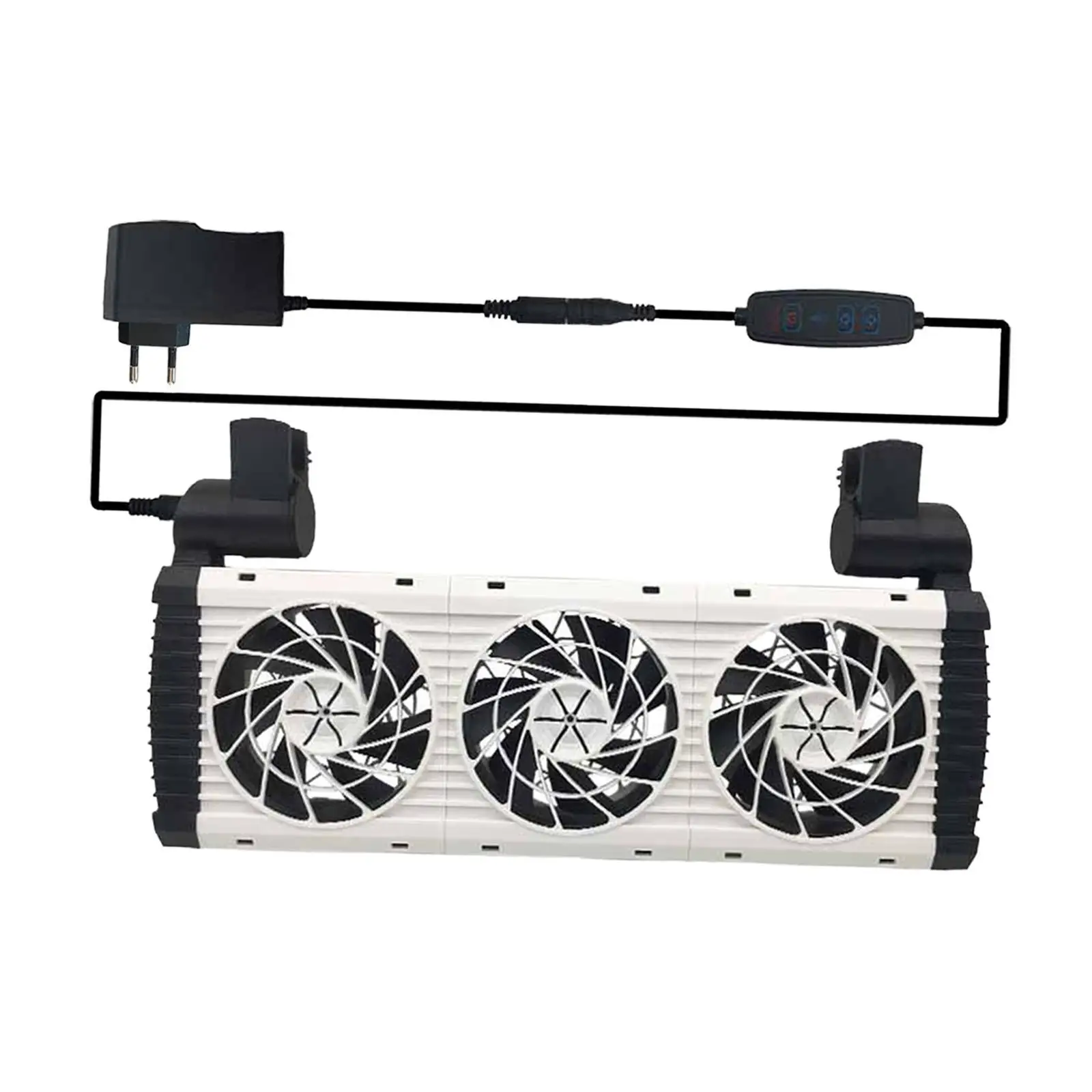 

Fish Tank Chiller Indoor 6 Variable Speed Aquarium Cooling Fan for Home Cats