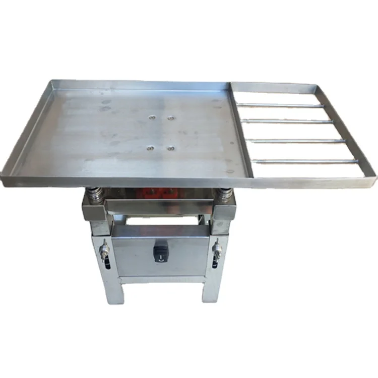 chocolate vibration table machine,chocolate vibrating table for sale