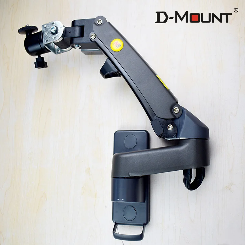 NB-F150PR 3-12kg  dual Gas spring arm projector wall mounted bracket full motion 360 rotate aluminum 1/4 inch screw