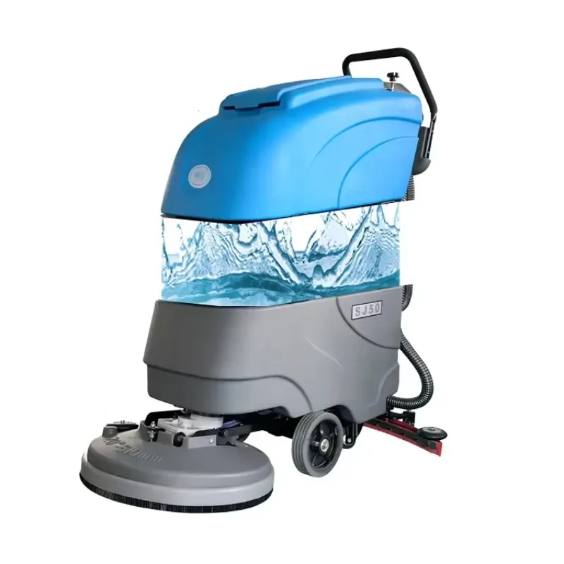 Hot Sale Industrial Floor Scrubber Machine Walk Behind Floor Washing Scrubber Vacuum Cleaner Machine for Cleaning House