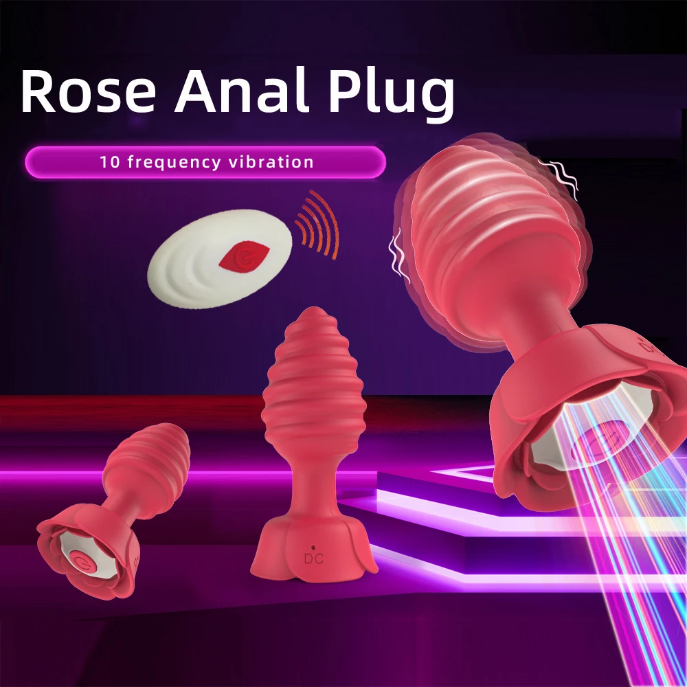 Anal Vibrator Wireless Remote Control Butt Plug Prostate Massager Female Vagina Masturbator for Adult Sex Toys Women Men Gay