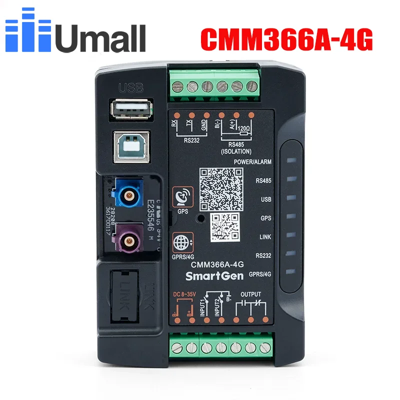 Smartgen CMM366A-4G Cloud Monitoring Communication Module Achieve Genset (with SCI) Connect to Internet