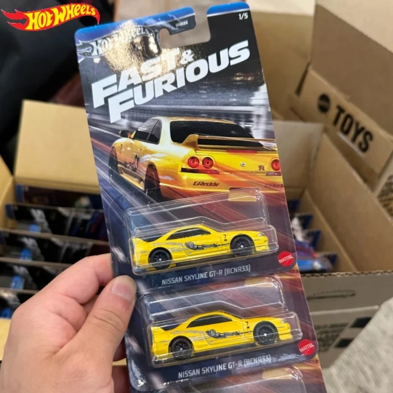 

Оригинальные 1/64 Hot Wheels Cars 1966 Chevy Impala Nissan Skyline Gt-R (Bcnr33) Nissan 350z, литая под давлением модель игрушечного транспортного средства на заказ Hnr88