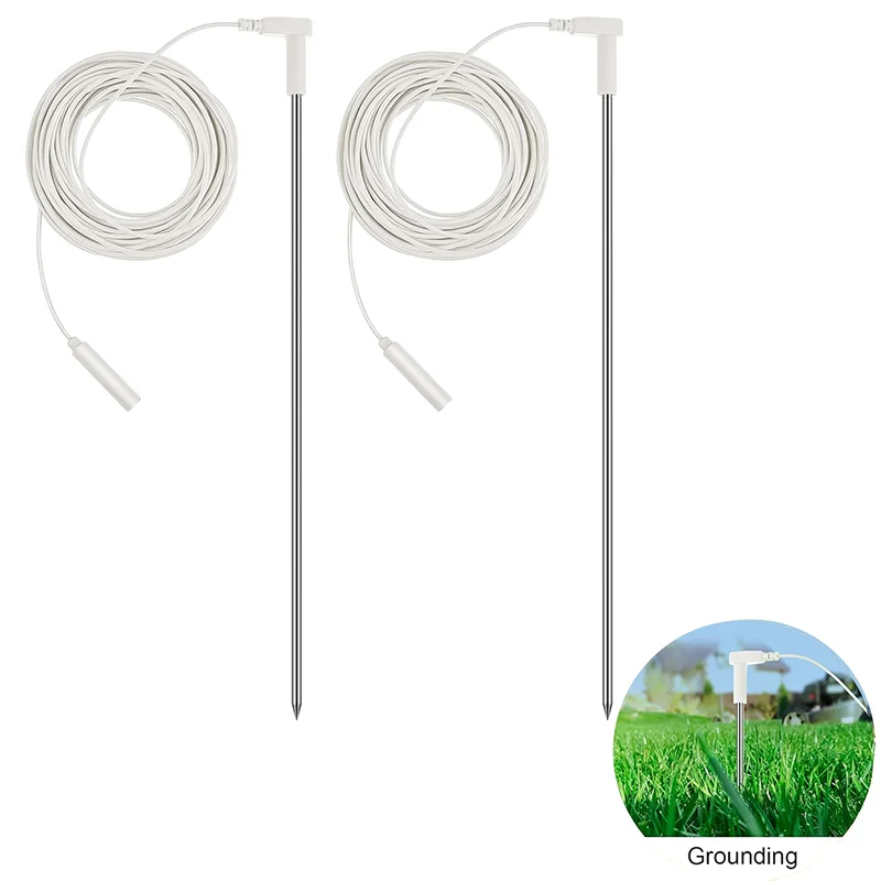 Grounding Rod 2 sets Ground Wire Welding Rods Earthing Products Electrical Bars  for Indoors Connect to Mat Sheets Pads Blankets