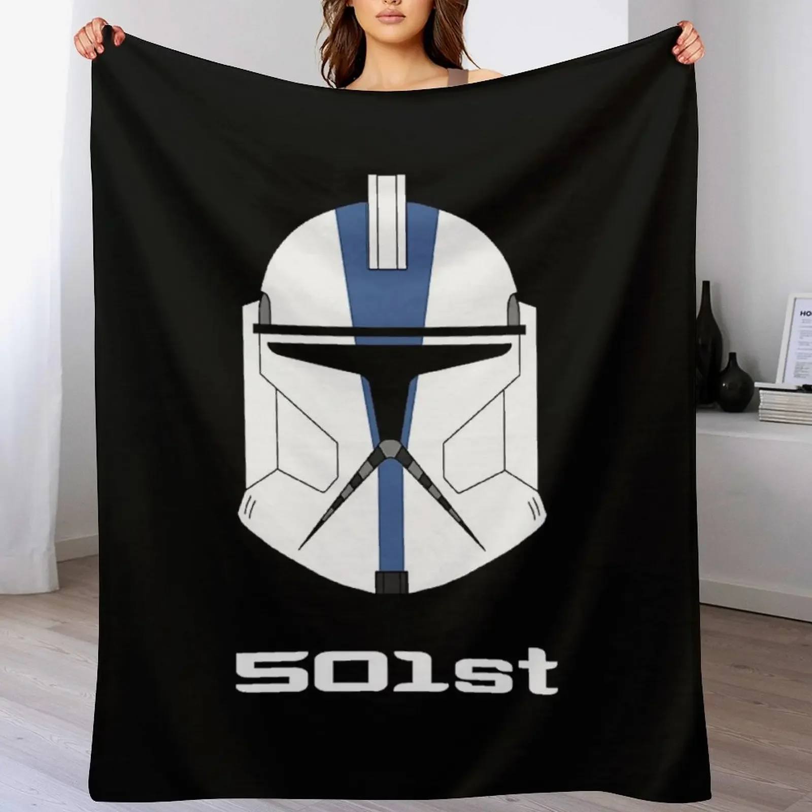 

501st Legion Phase I Throw Blanket Flannel Flannel Fabric Thermals For Travel christmas gifts Blankets