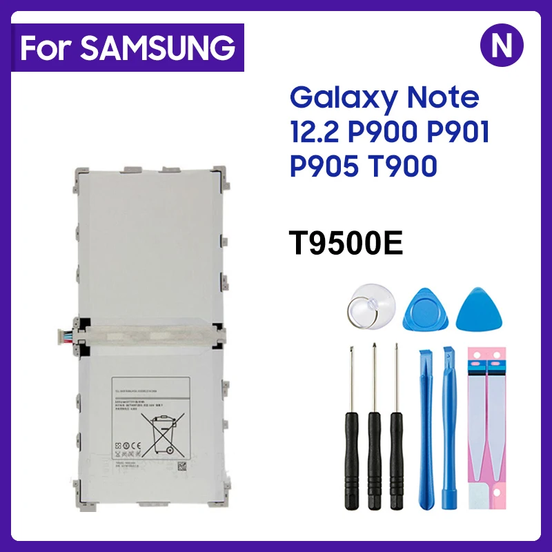 

For Samsung Tablet Battery T9500E T9500C For Samsung Galaxy Note 12.2 P900 SM-T900 SM-P900 P901 P905 T9500U T9500K Battery