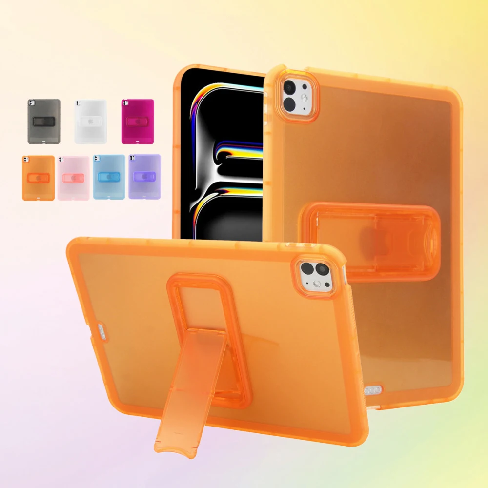 

For iPad Stand Case 2026 2025 A16 Pro 11 12.9 13 Cases Air 4 5 6 7 8 9 10th 11th 12th Gen 9.7 10.2 10.9 Mini Clear Cover
