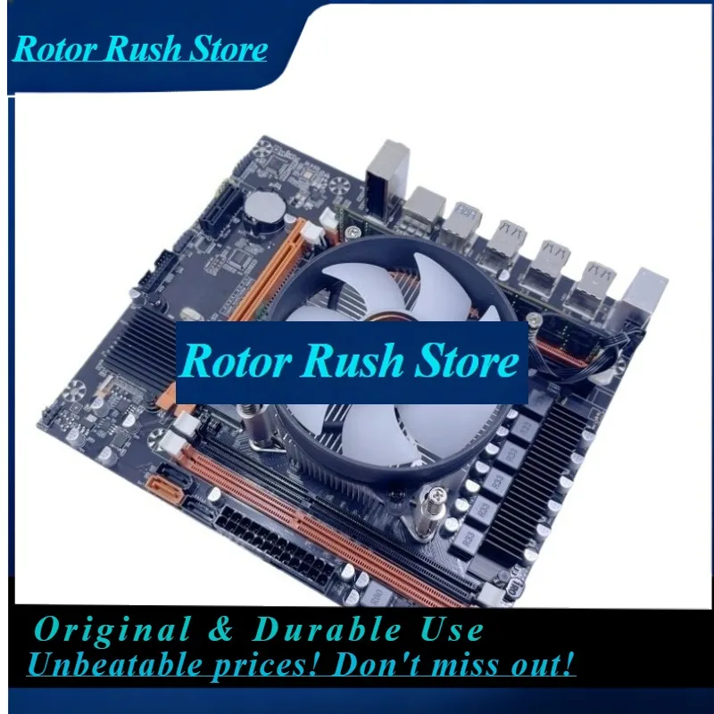 RoRuSFor Assemble Desktop Computer Host Accessories Full Set X99/i7/i9 Level E5 Main Board CPU Memory Three Pieces Five Pieces S