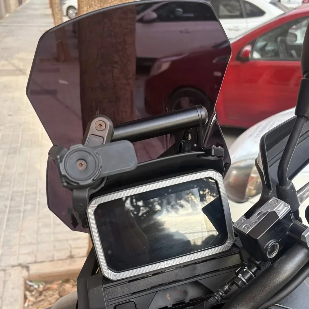 حامل هاتف ذكي حامل دعم نظام تحديد المواقع والملاحة لوحة جبل قوس لهوندا ADV350 ADV 350 2025 2026 دراجة نارية الملحقات