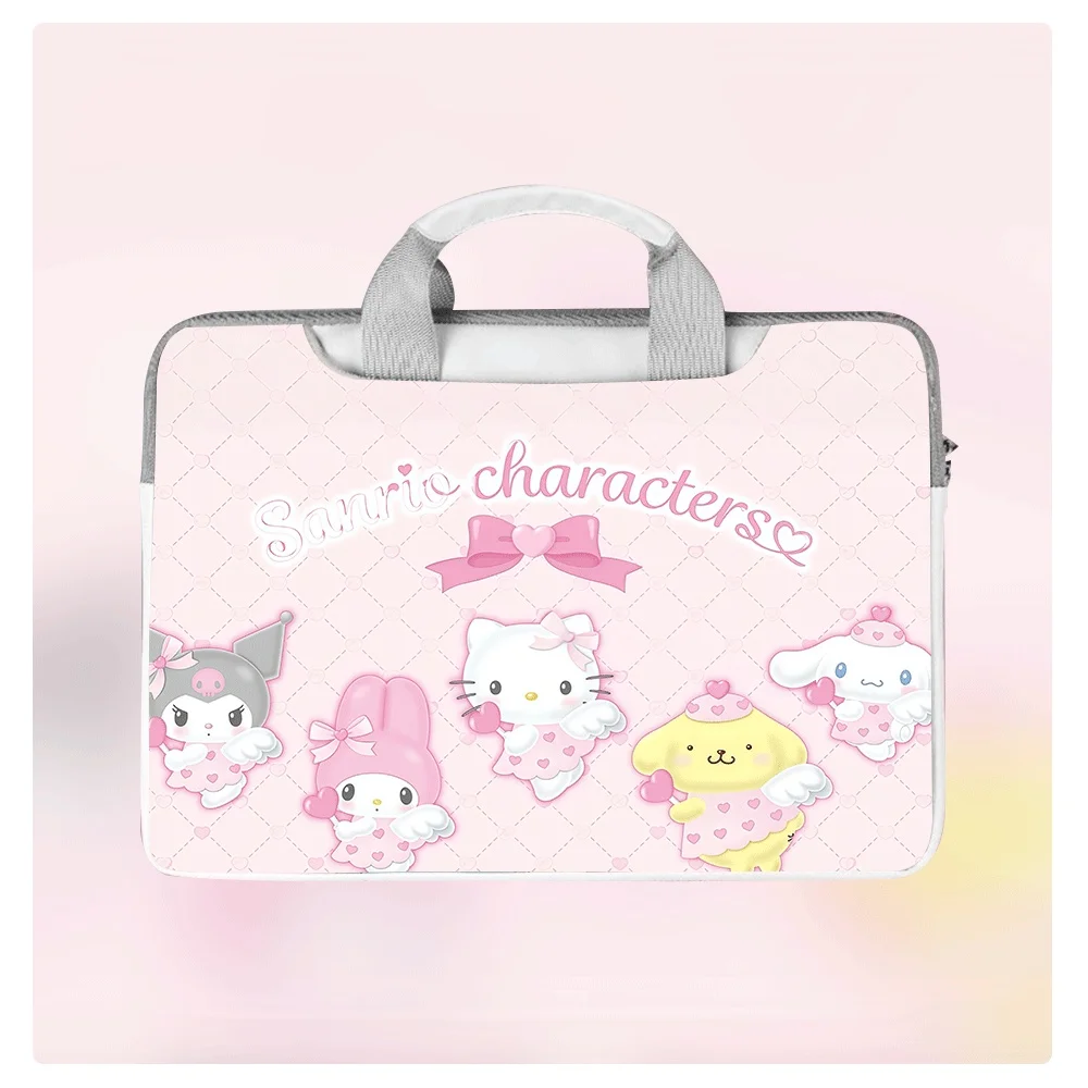 

Сумка для ноутбука Cinnamoroll Big Ear Dog 12, 13, 14,6, 15,6, 16 дюймов, водонепроницаемая сумка из искусственной кожи, милая мультяшная сумка для MacBook Air Pro Dell HP