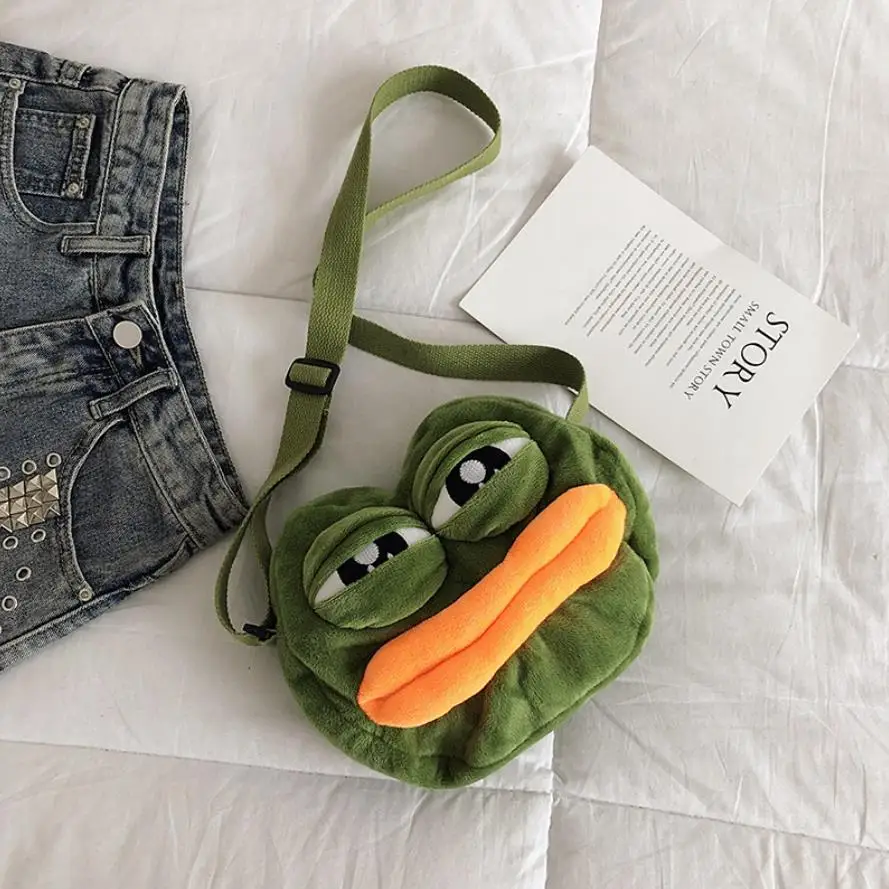 bolsa-transversal-casual-de-estudante-com-estampa-de-sapo-triste-e-divertido-bolsa-de-peito-de-sapo-em-desenho-animado-moch