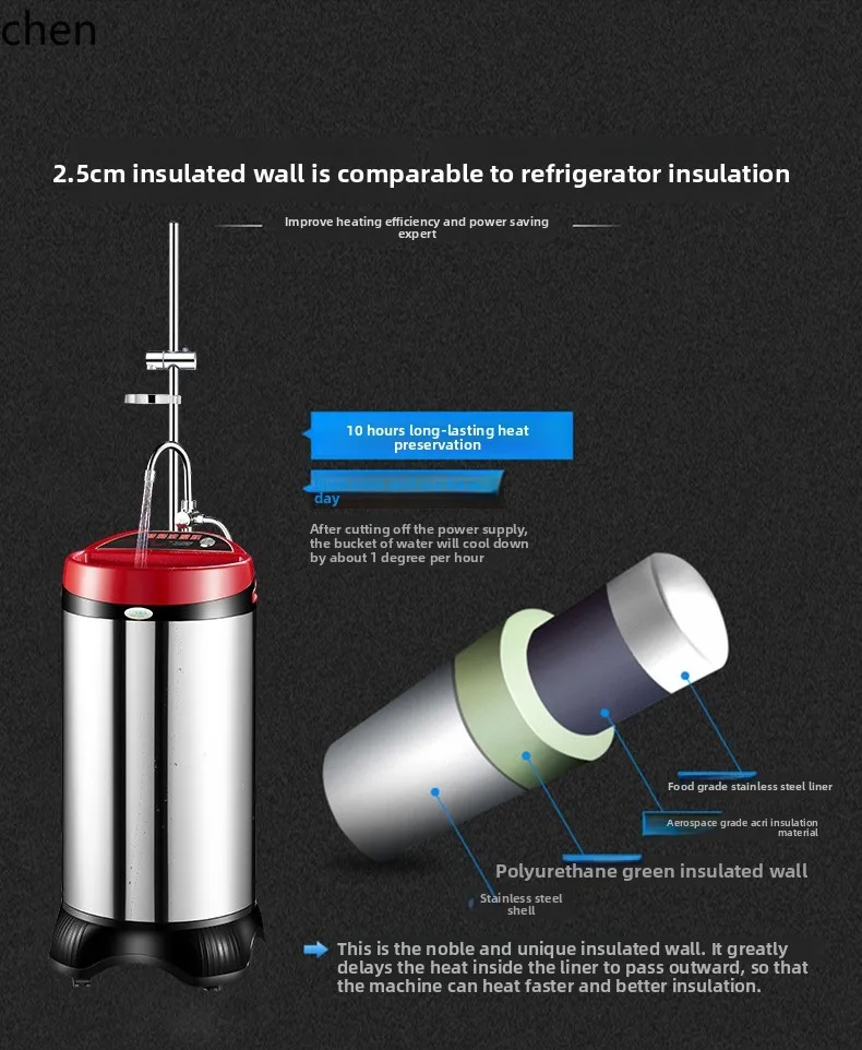 ZMLshower room mobile bath machine dual control intelligent constant temperature rental electric water heater water storage type