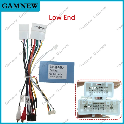 Imagen 2 del producto Adaptador de arnés de cableado de coche, decodificador de caja Canbus, Cable de alimentación Android para Subaru Forester XV WRX 2012-2017