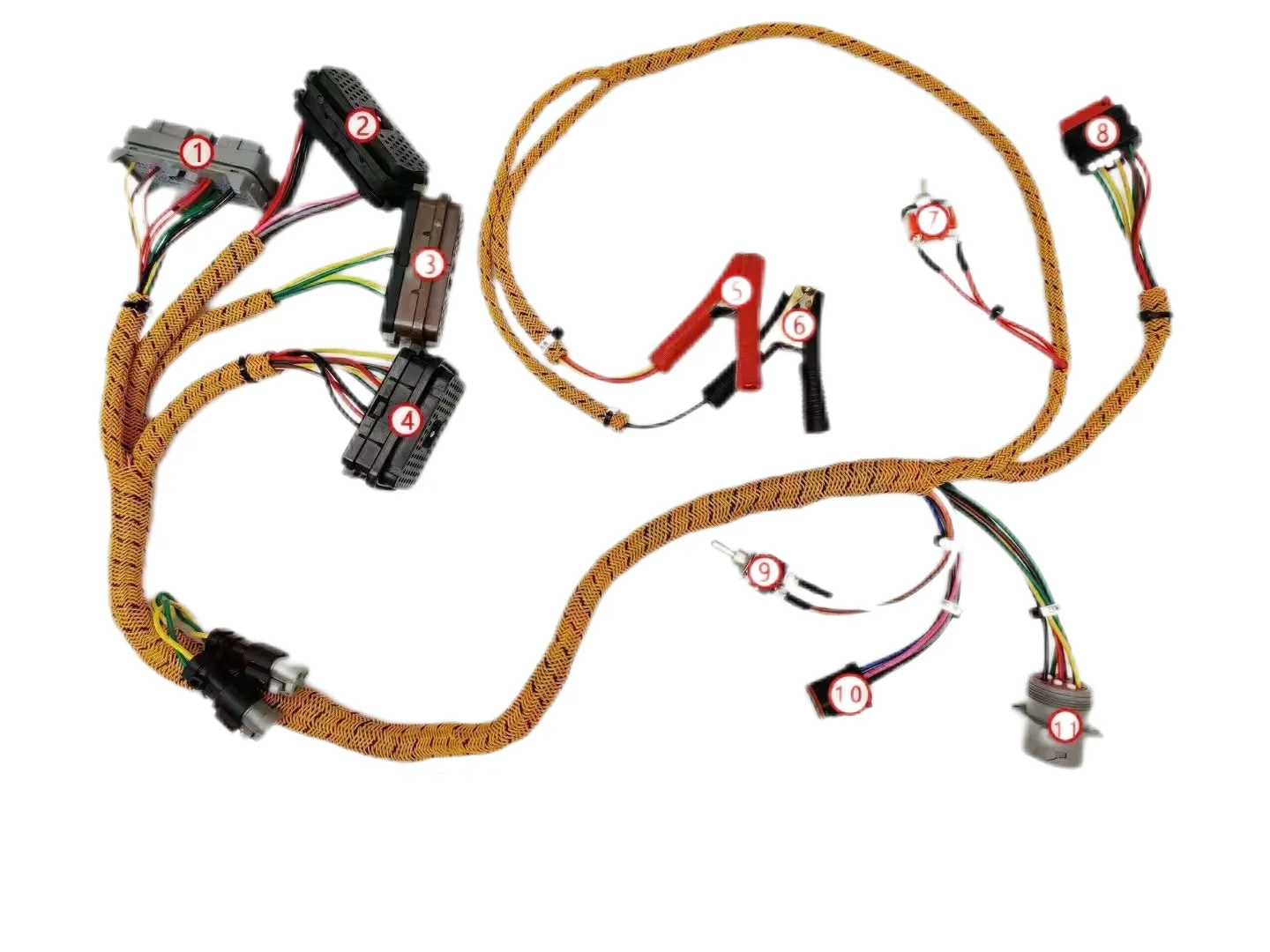 

Caterpillar excavator C7915 3126 6.6 detection computer board test wiring harness engine comprehensive start-up diagnosis