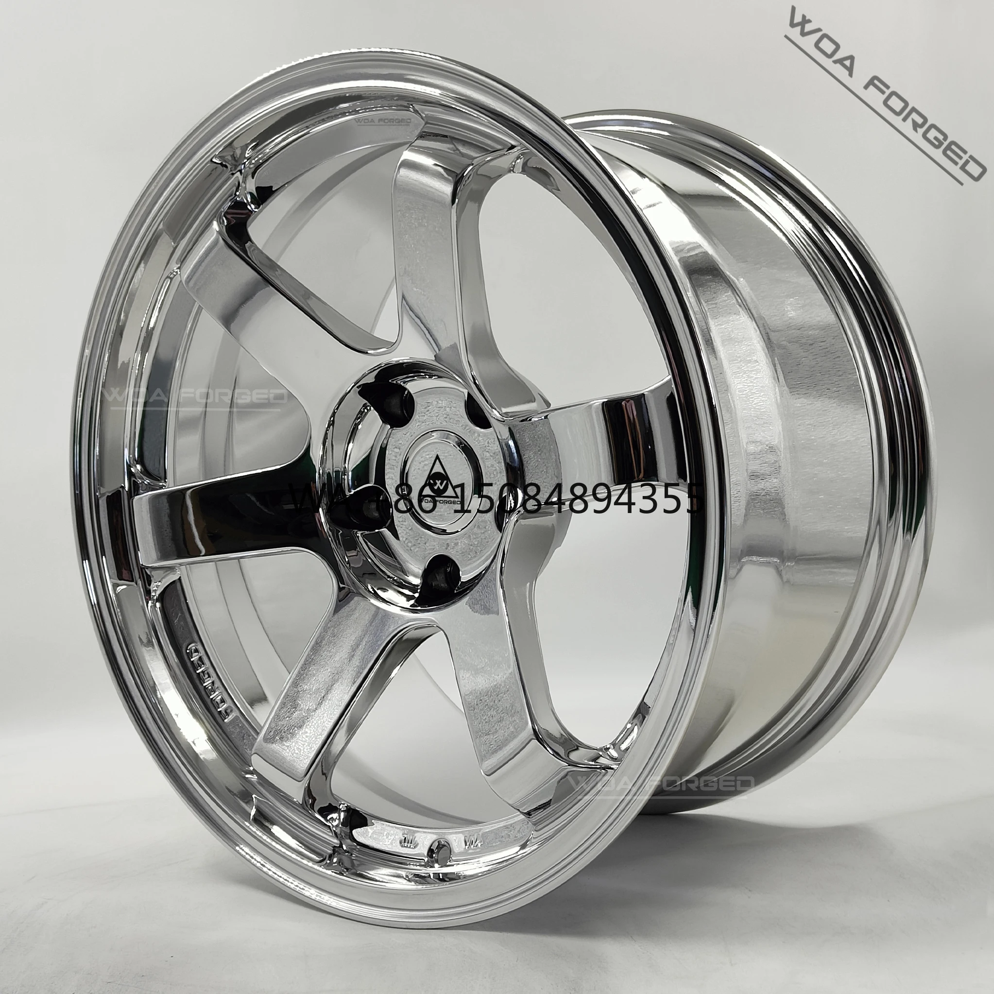 

Forged 5x120 5x114.3 5x112 17-21inch polished chrome TE37 style wheels for JDM cars