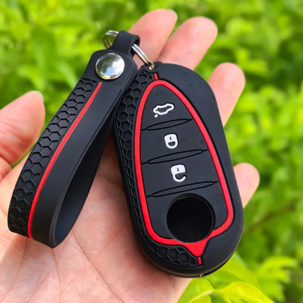 

Силиконовый чехол для ключей для Alfa Romeo Giulietta Myth Junior 4C Romeo Mito Myth 159 GTO GTA, брелок для ключей, автомобильные аксессуары