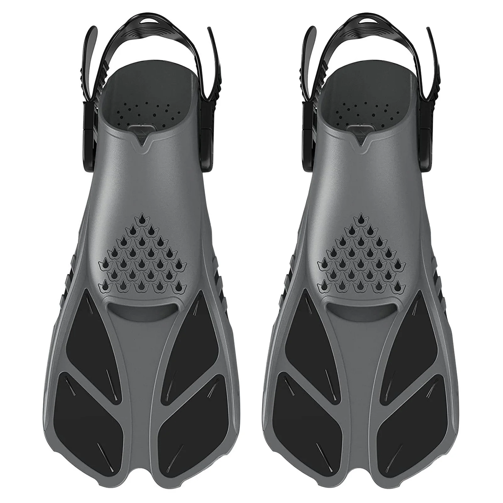 

Adult Snorkeling Swim Fins Anti Slip Lace-up Adjustable Diving Flippers Suitable for Outdoor Accessories