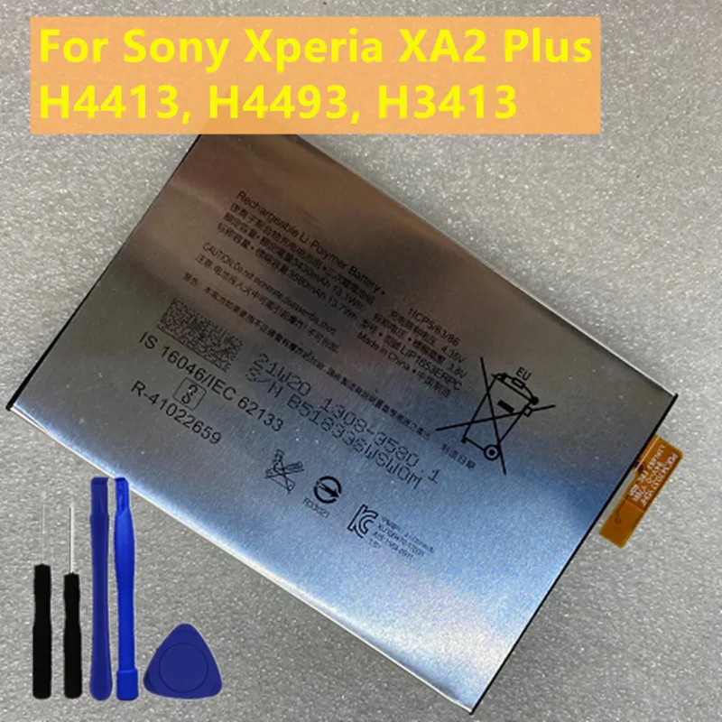 Hew High Quality LIP1653ERPC Battery For Sony Xperia XA2 Plus  H4413 H4493 H3413 3580mAh Battery